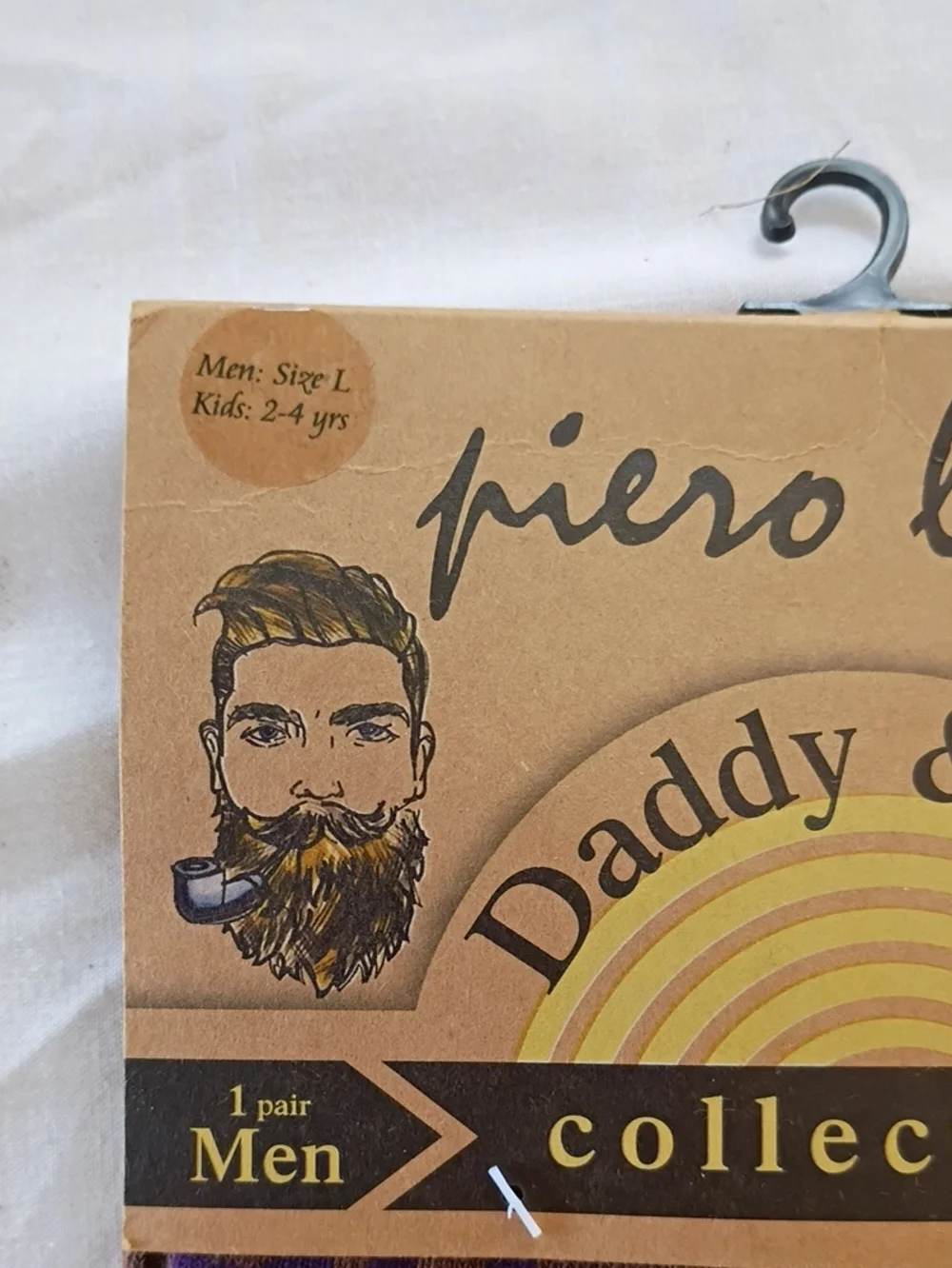 NWT Piero Liventi Daddy & Me Brown 'Rule Breaker And Rule Breaker Socks Set